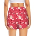 thumbnail image 2 of Lsque Hello Summer Flamingo Printed Women's Running Shorts with Liner Pockets,Elastic Quick Dry Workout Athletic Gym Yoga Shorts,Womens High Waist Shorts-Large, 2 of 9