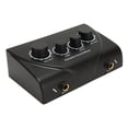 thumbnail image 4 of Karaoke Sound Mixer, Portable Audio Sound Mixer Mic Pre Amplifier with Two Microphone Inputs, Independent Volume Knob, for DJ Sound, Home Party / Theater System, 4 of 7