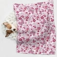 thumbnail image 6 of Pofeuu Flower Butterfly Print Puppy Blanket,Dog Blankets,Pet Blanket Cozy Cat Blankets for Indoor Cats, Fuzzy Pet Blanket for Kitten Doggy Dog Blankets-Small, 6 of 8