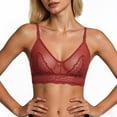 thumbnail image 4 of Admvng Women's Bras Wireless Lace Sheer Mesh Cute Comfort Everyday Bra, 4 of 6