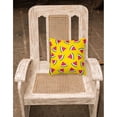 thumbnail image 2 of Carolines Treasures BB5144PW1818 Watermelon on Yellow Fabric Decorative Pillow  18H x18W multicolor, 2 of 2
