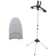 thumbnail image 2 of juego de percha para vaporizador de ropa, tendedero ajustable con guante para tabla de planchar, 2 of 5