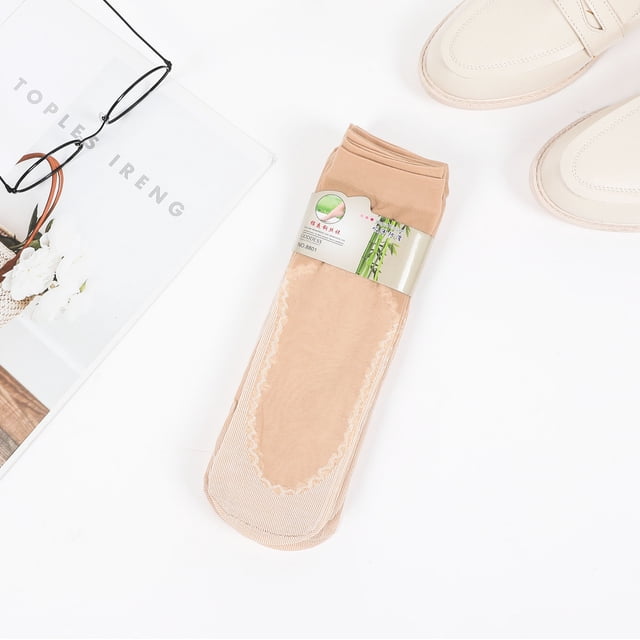 Medias cortas de terciopelo para mujer, medias cortas de algodón, absorbentes del sudor, antideslizantes, de tubo medio, calcetines cortos, calcetines de masaje para mujer