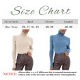 thumbnail image 2 of Women’s Cozy Knit Turtleneck Sweater | Soft Turtleneck Women Knit Sweater for Casual or Business Wear, 2 of 4