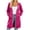 Hot Pink, variant on UOCUFY Long Hoodies for Women Zip Up Fleece Jacket Soft Long Sleeve Hooded Oversized Sweatshirt Winter Coat with Pockets Yellow,Size M
