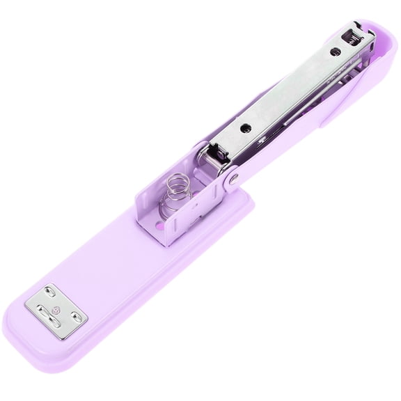 IBASETOY Manual Office Staplers Metal Purple 1Set Home Supplies