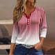 thumbnail image 2 of Top de cuello redondo estampado SCZ moda informal mujer rosa fuerte talla M, 2 of 5