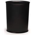 thumbnail image 3 of Made in USA 5-Gallon Black Plastic Waste Basket (10.25” L X 12.5” H), 3 of 4
