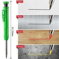 thumbnail image 4 of Carpenter Pencil With Refill Leads, Built-in Sharpener, Deep Hole Marker, Carpenter Tools, Woodworking Marker Tool, Durable Marker, A, 4 of 12