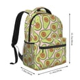 thumbnail image 2 of Balery Cute Avocado Mochila Escolar Impresa, Mochila Ligera para Viajes Casual, Mochila Duradera y Cómoda Multifuncional, Mochila para Laptop-One Size, 2 of 5