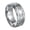 silver, variant on Men Rings Titanium Ring Finger Ring Fashion Jewelry Lovers Ring Circle Band-black-12