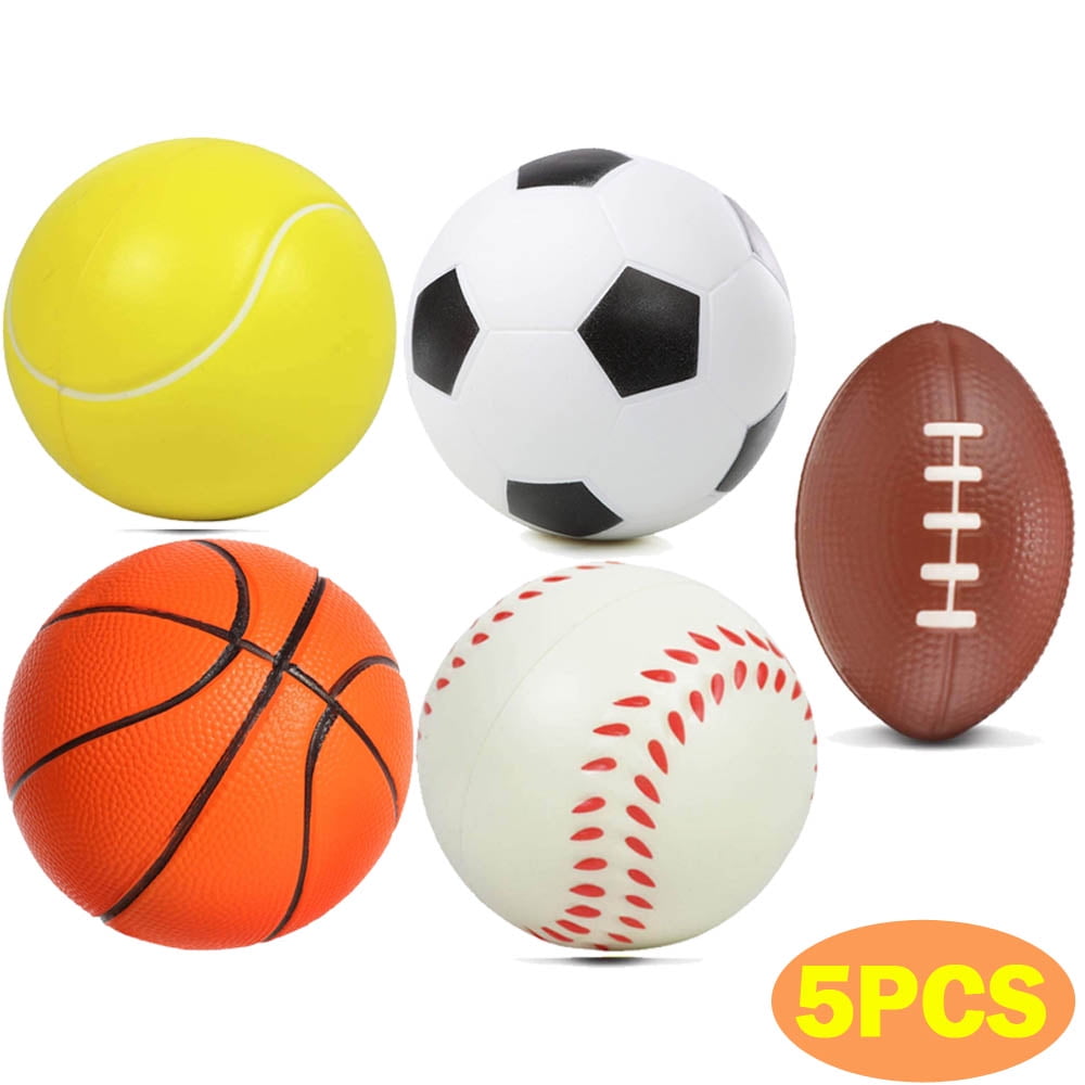 Skycarper Sports Stress Ball, Mini Foam Soccer Ball Foam Sports Balls