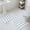 Gray Sky Blue, variant on Light Blue Grey Stripe Bath Mat 3 Piece Bathroom Rug Set, Modern Farmhouse Vertical Striped Non Slip Bath Rug Contour Mat and Toilet Lid Cover, Absorbent Shower Mats Soft Bath Rugs and Mats Sets