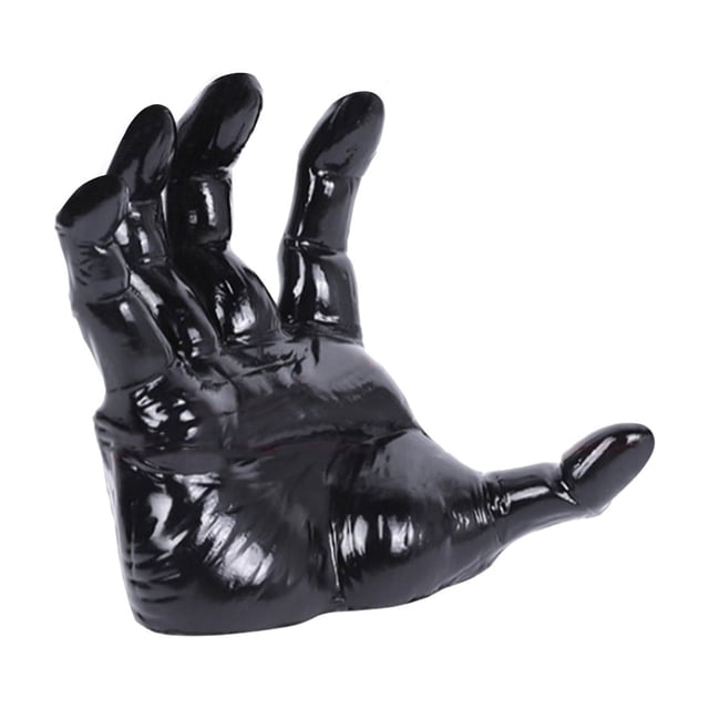 Mom's Best Letreros de mesa con manos de esqueleto de Halloween
