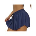 thumbnail image 3 of Jupe-short de Sport pour Femmes, Jupe Taille Haute Unie avec Short Intégré, 3 of 3