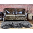 thumbnail image 2 of Natural New Zealand Sheepskin Trio Rug | Grey | 3'x5', 2 of 5