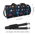 thumbnail image 2 of Easygdp Space Cartoon Bolsa de Viaje, Bolsa de Mano, Bolsa de Gimnasio, Bolsa de Equipaje para Viaje, 2 of 6