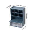 thumbnail image 3 of Danhjin Stationery Storage Slanted Pen Desktop Sundries Desk Storage Box Student Children Stationery Rack Dormitory Rack Kitchen Gadgets, 3 of 7