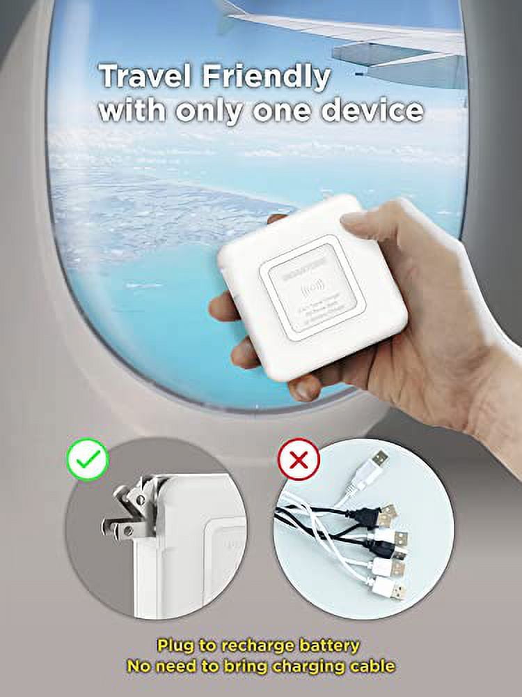 Gigastone 4-in-1 10000mAh Qi Wireless Portable Charger 20W Wireless Power Bank GS-QP-10200W-R