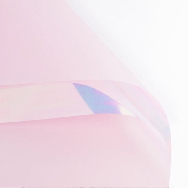 Zhuge Flores, regalos, papel de embalaje para cajas de regalo, papel de embalaje para flores con película de ilusión de doble cara resistente al agua (rosa claro)