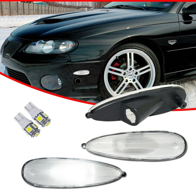 GTINTHEBOX For 2004 2005 2006 Pontiac GTO Clear White LED