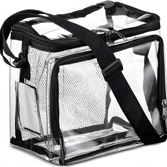 Clear Lunch Bag for Correctional Officers, Transparent Plastic Tote