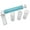Light Blue, variant on Cheers.US Manual Airbrush for Cake Glitter Decorating Tools, Durable and Easy to Clean DIY Cake Airbrush makeup kit with 4 Pcs Vial, Glitter Pump for Cakes, Cupcakes and Desserts Decorating