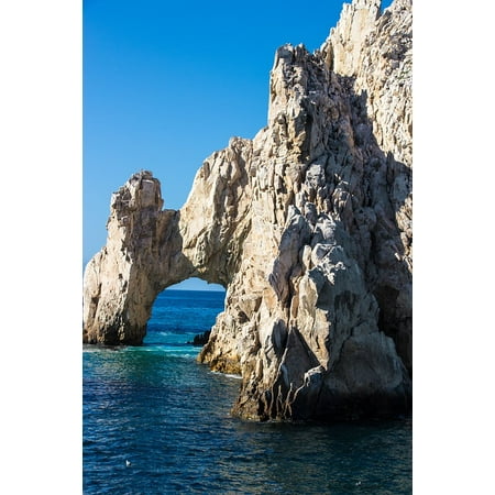 Canvas Print Ocean Mexico Rock Landmark Arch Cabo San Lucas Stretched Canvas 10 x