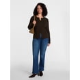 thumbnail image 2 of Scenario Women's Mid Rise Bootcut Jeans, Sizes 0-20, 0S-20S, 4L-14L, 2 of 7