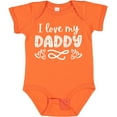 thumbnail image 3 of Inktastic I Love My Daddy with Hearts Boys or Girls Baby Bodysuit, 3 of 5