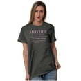 thumbnail image 4 of Funny Mother Definition Cute Mom Women's Plus Size Graphic Tee Brisco Brands 2X, 4 of 4