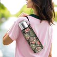 thumbnail image 6 of 20 Oz Pioneer Flower Coffee Tumbler Double Wall Insulated Stainless Steel Water Bottle | Metal Reusable Thermoses Flask with Cup Cap | Leak & Sweat Proof with Anti-Dust Lid, 6 of 7