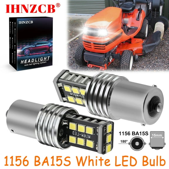 IHNZCB for Kubota G2160 G2460 G3200 G4200 G5200 G6200 2x Super Bright Led Headlights Light Bulbs