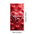 thumbnail image 3 of Valentine's Day Banner Romantic Backdrop with Heart Design Party Decor Photography Props Banner Decorations Lovers Event Background, 3 of 4