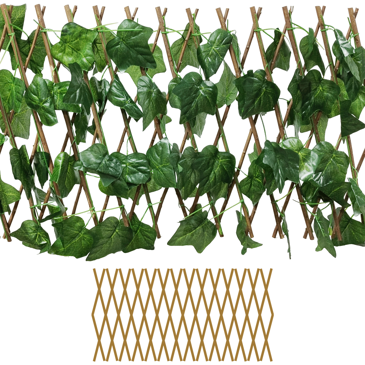 LONGRV Privacy Fence Screen , Easy to Install Faux Ivy Artificial