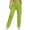 Light Green, variant on Lounge Pants for Women Loose Fit High Elastic Waisted Solid Color Straight Leg Yoga Trousers with Pockets Drawstring Lightweight Casual Slacks
