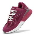 thumbnail image 5 of FitVille Womens Walking Shoes Wide Width Sneakers with Arch Support, Rose Red, 8 Wide, 5 of 8