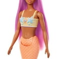 thumbnail image 5 of Barbie Mermaid Doll with Pink Fantasy Hair, Soft Orange Tail and Headband Accessory, 5 of 7