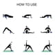 thumbnail image 4 of Bloque de yoga para yoga, pilates para ayudar al equilibrio, la flexibilidad, el apoyo y la profundización de las posturas. MFZFUKR CPB-DE-SSW316-7, 4 of 5