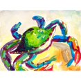 thumbnail image 3 of Betsy Drake  Teal Crab Polyester Place Mats (Pack of 4), 3 of 3