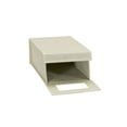 thumbnail image 4 of Household Essentials Small Drop Front Shoe Box 2 Pack, Shoe Organizer with Clear Front Panel, Sturdy with Soft Poly-Blended Linen, Beige, 4 of 10