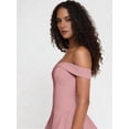 thumbnail image 4 of Women'S Off Shoulder Mini Dress Slimming Summer Sleeveless Corset Short Party Bodycon Y2K Dresses Pink S, 4 of 9