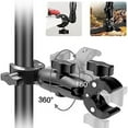 thumbnail image 4 of Super Clamp Double Camera Clamp Mount Crab Plier Clip Bracket Double Ball Head Long, 4 of 8