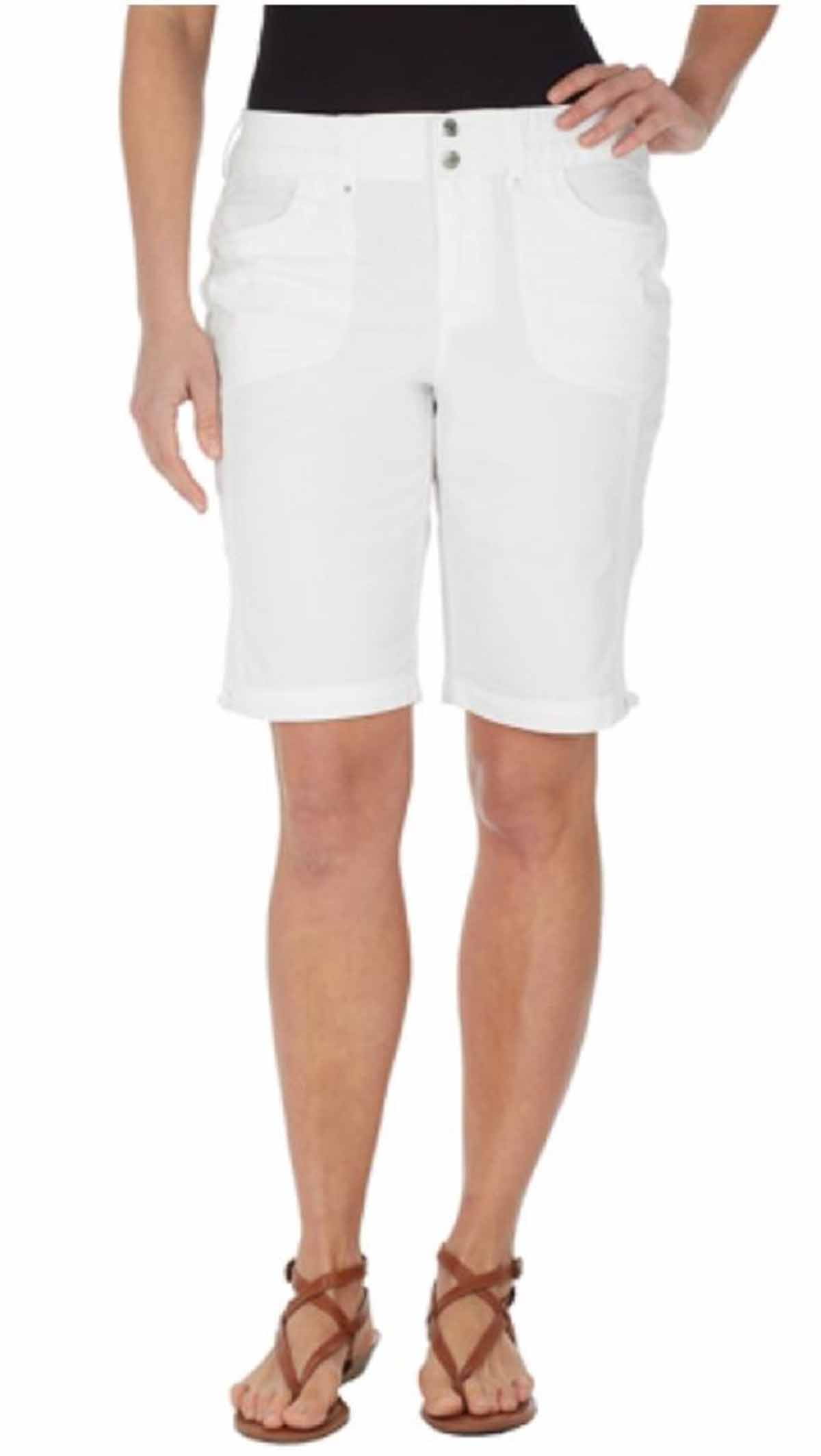 gloria vanderbilt khaki shorts