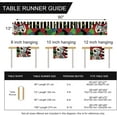 thumbnail image 3 of Christmas Jack Table Runner, Xmas Holiday Sally Kitchen Dining Table Decor, Winter Stripes Patch Burlap Home Decoration Indoor Outdoor Party Supply 13.8 x 90 Inches, 3 of 6