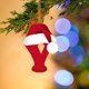 thumbnail image 4 of Árbol de Navidad Acrílico con 26 Letras, Decorado para Colgar, Ideal para Decorar El Hogar., 4 of 5