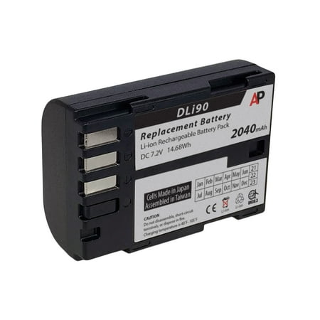 Replacement Battery for Pentax 645D, K-01, K-1, K-3, K-5, K-5 II, K-5 IIs, K-7 Digital Camera - D-Li90