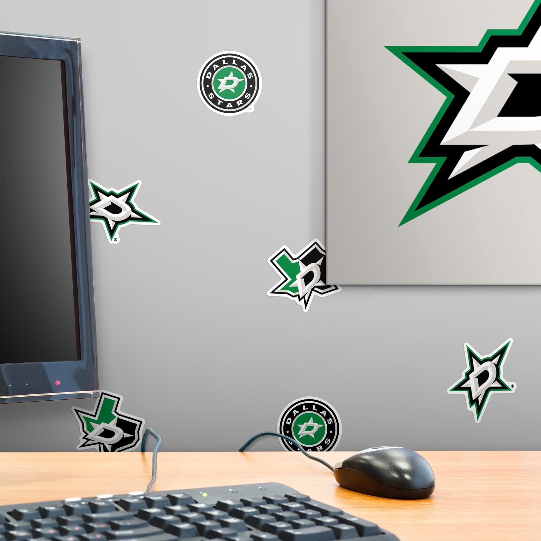 NHL Dallas Stars Logo 200ct Vinyl Large Deluxe Stickers Variety Pack  Officially Licensed Team Logos  Laptop, Water Bottle, Scrapbooking, Tablet, Indoor/Outdoor