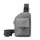 thumbnail image 2 of Bolso de pecho para hombre con puerto USB | Bolsa deportiva cruzada antirrobo | Material de tela ligera | Correa acolchada ajustable | Capacidad para teléfono, cartera, paraguas | 7"x4.7"x2.36", 2 of 3