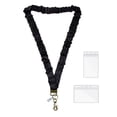 thumbnail image 7 of SmartBy Retractable Elastic Lanyard Set Stretchy Scrunchie Style Neck Lanyards with 2 Waterproof ID Card Holders Key Decoration, 7 of 7